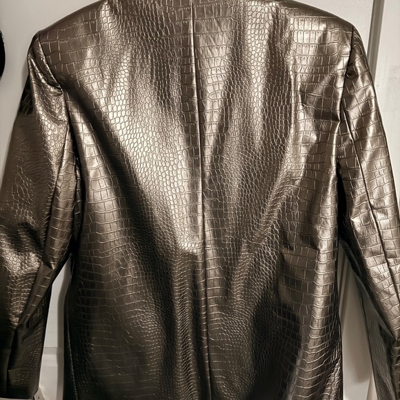 GUESS silver blazer - WORN ONCE - Picture 2 of 3